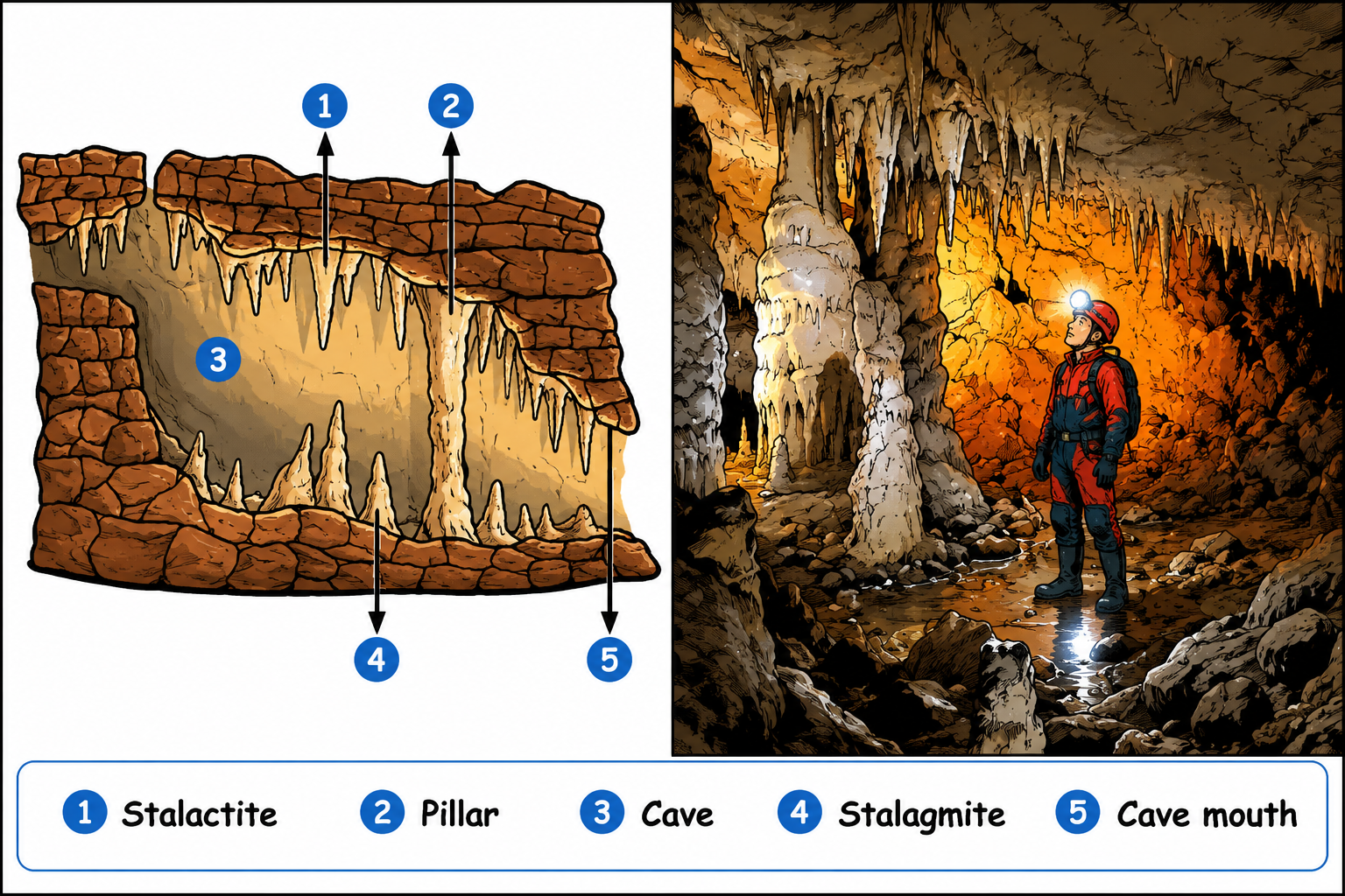 Underground Landforms: Cave
